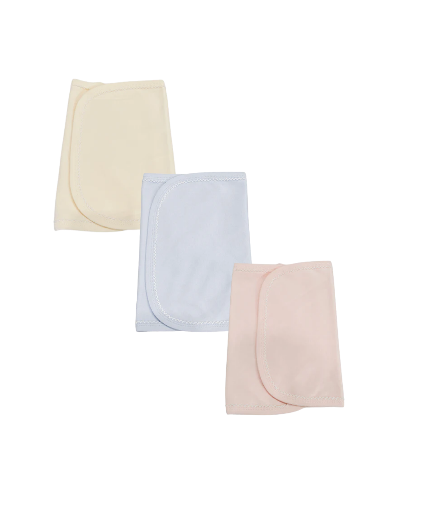 Essentials Picot Trim Burp Cloth
