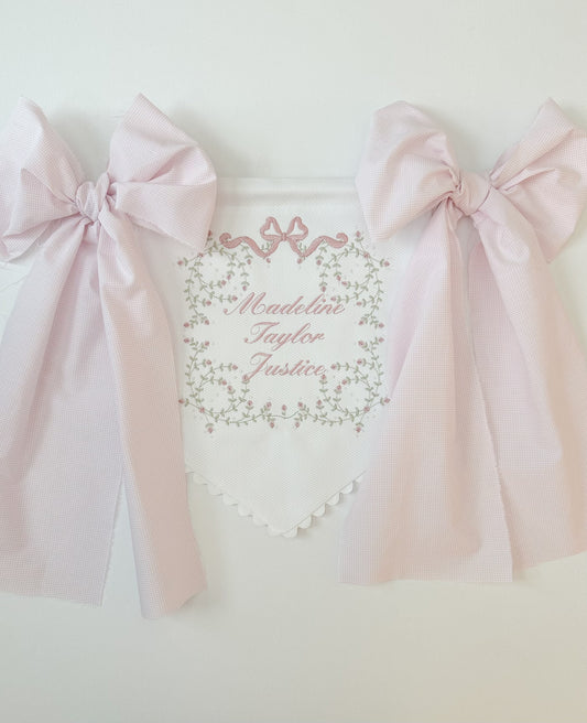 The Charlotte Newborn Announcement Banner