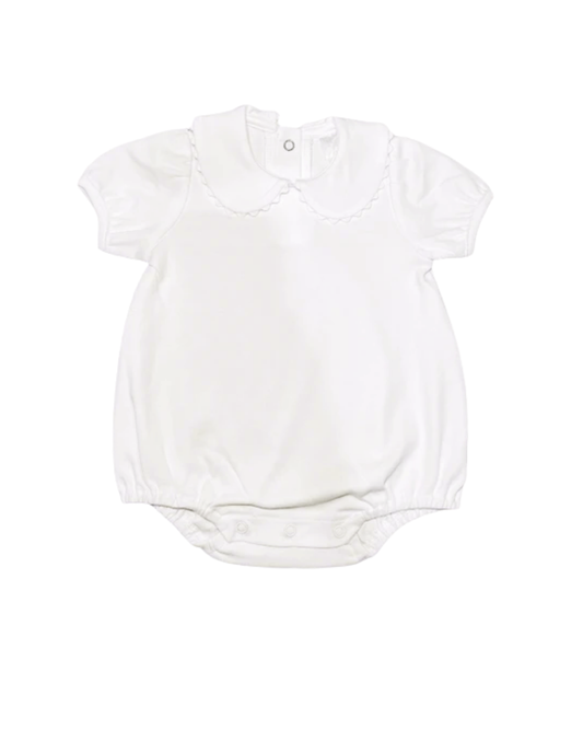 Seasonal Designs : Girls Short Sleeve Bubble with Peter Pan Collar
