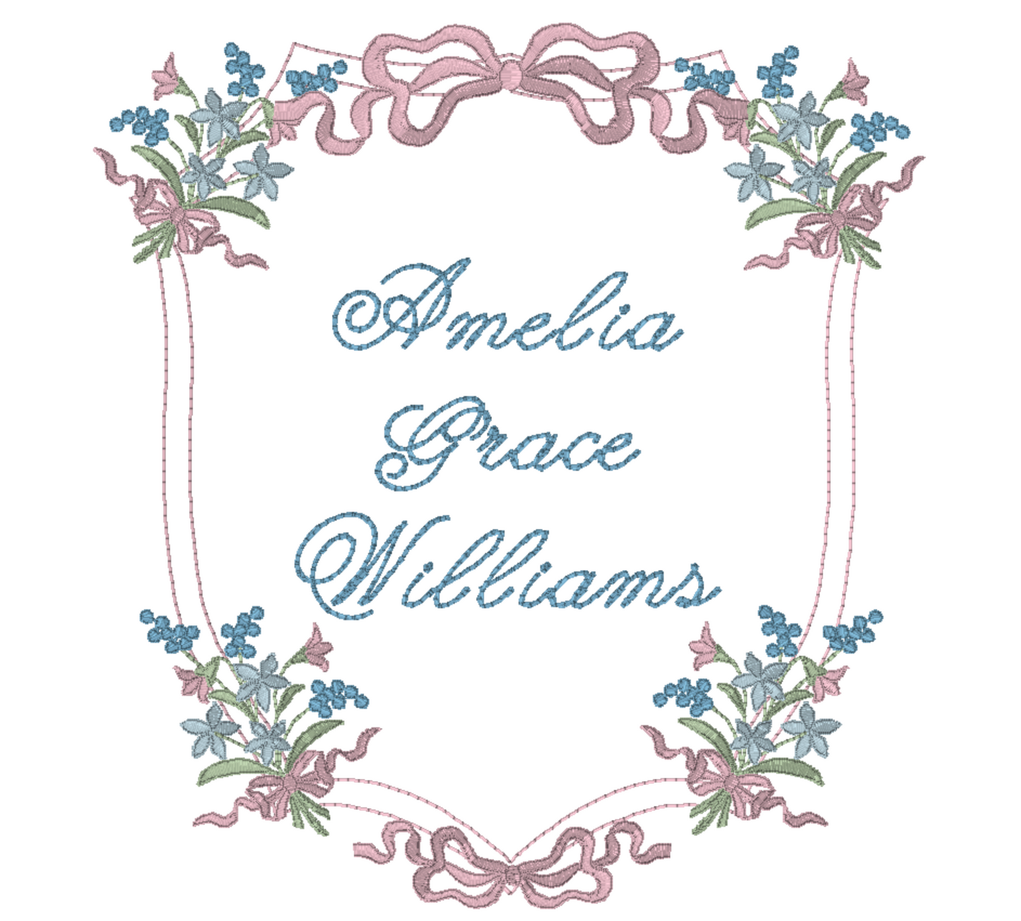 The Amelia Newborn Announcement Banner