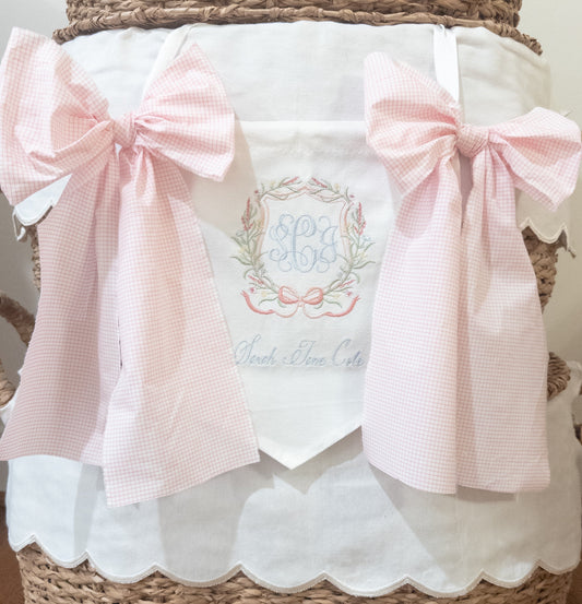 The Chantilly Garden Newborn Announcement Banner