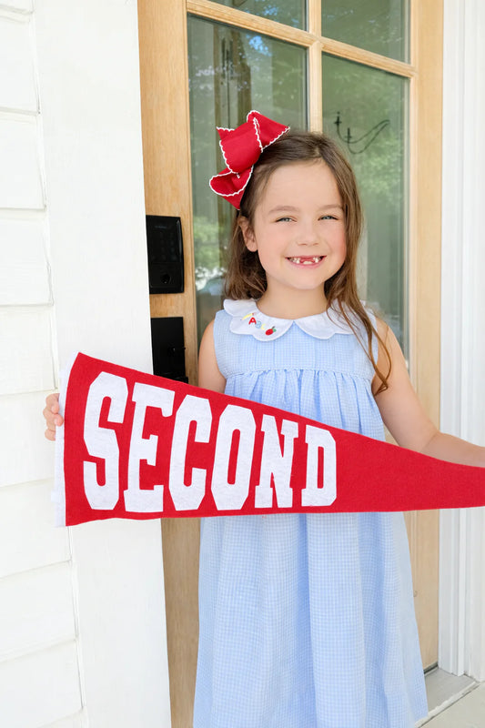 Girls ABC Collar Dress Preorder (ships mid July)