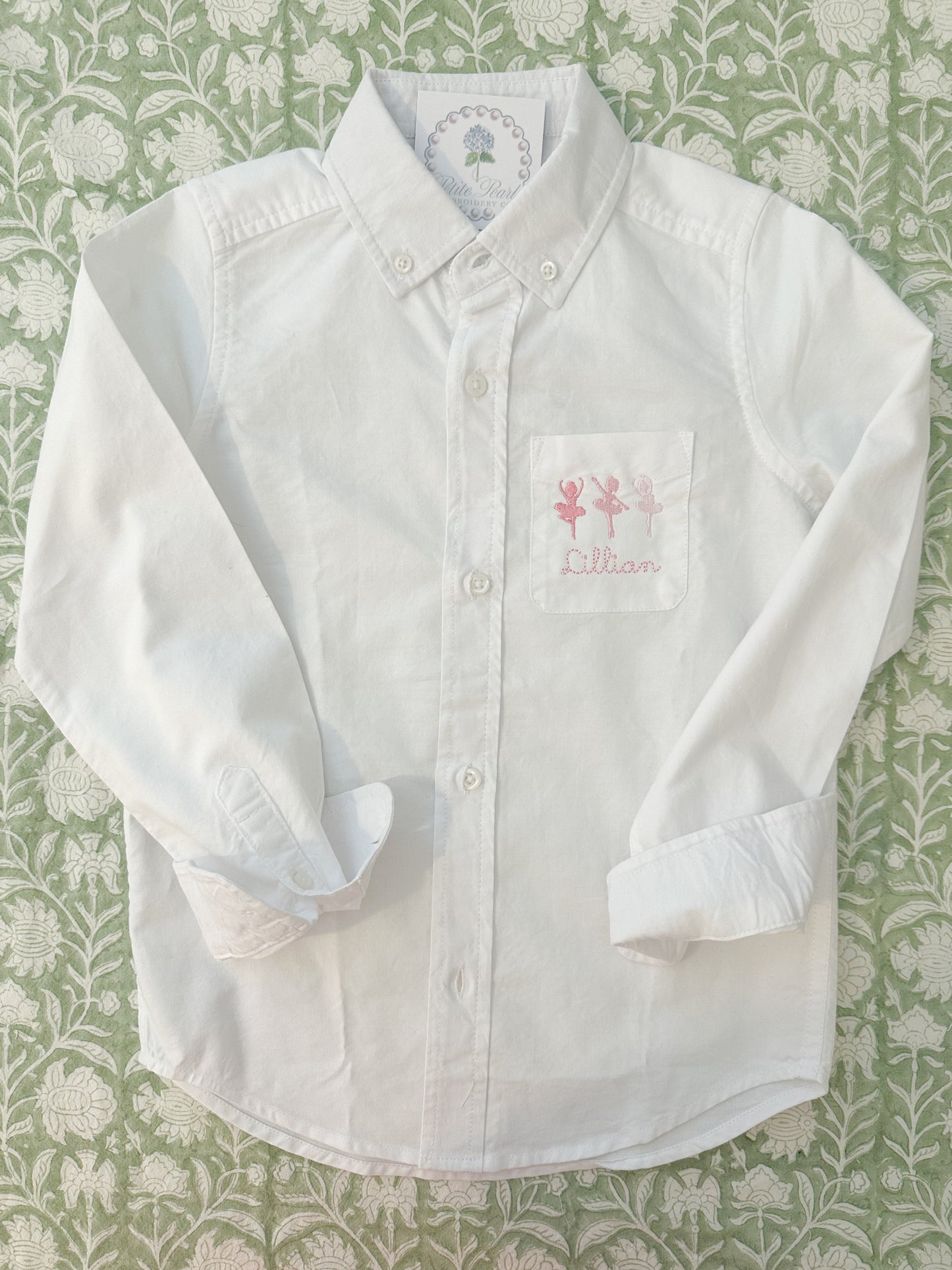 Ballet Recital Button Down