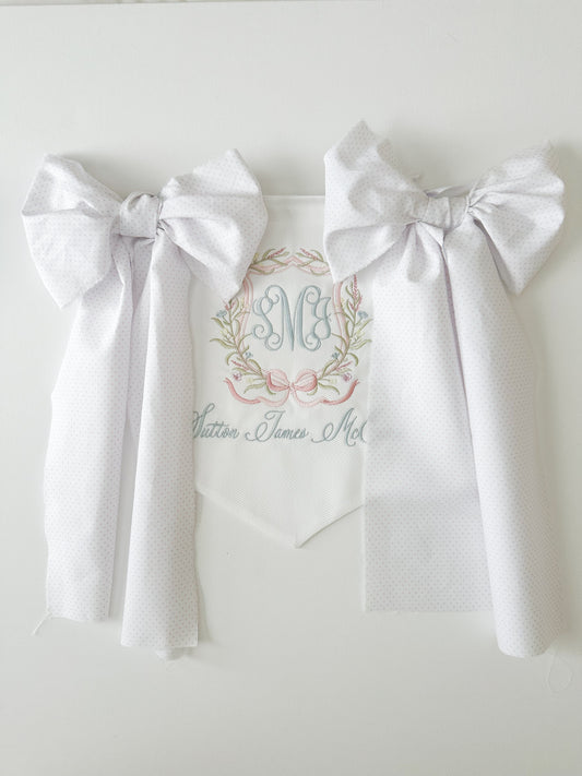 The Chantilly Garden Newborn Announcement Banner