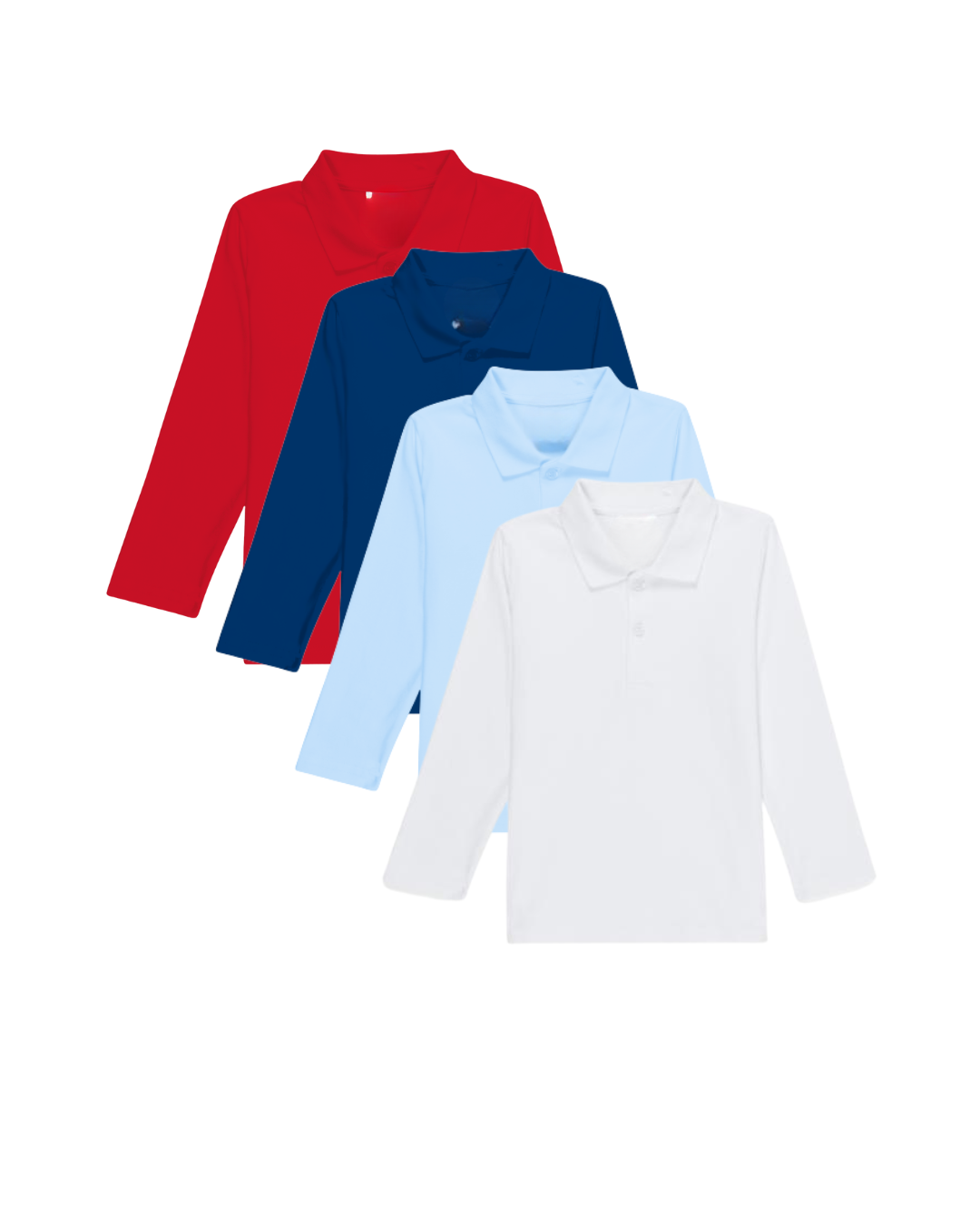 Boys Long Sleeve Polo