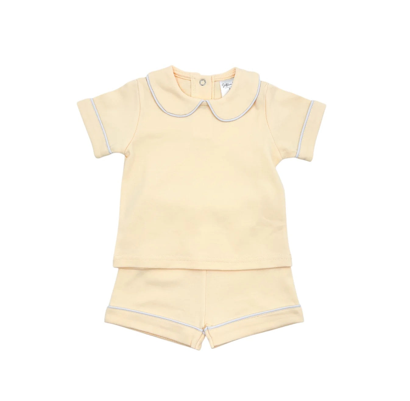 Peter Pan Shirt with Short Set