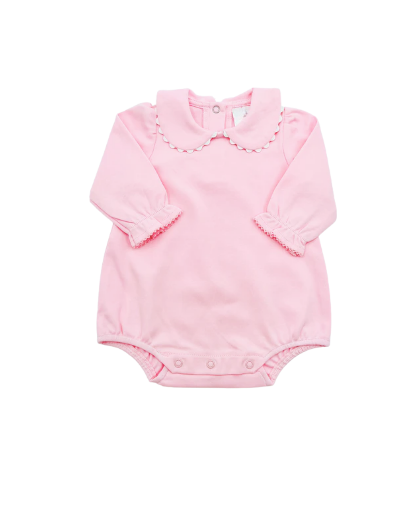 Girls Long Sleeve Bubble with Peter Pan Collar