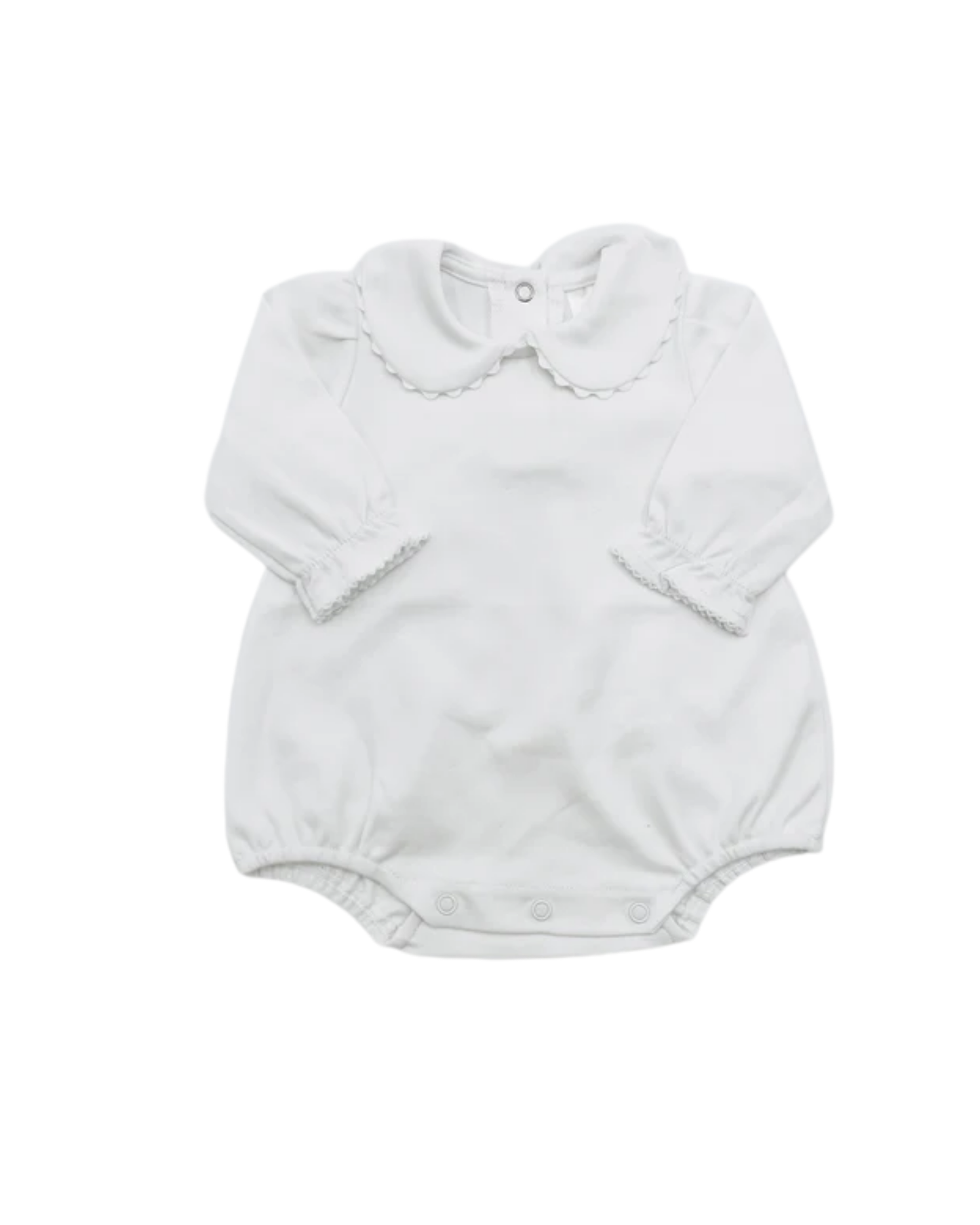 Girls Long Sleeve Bubble with Peter Pan Collar