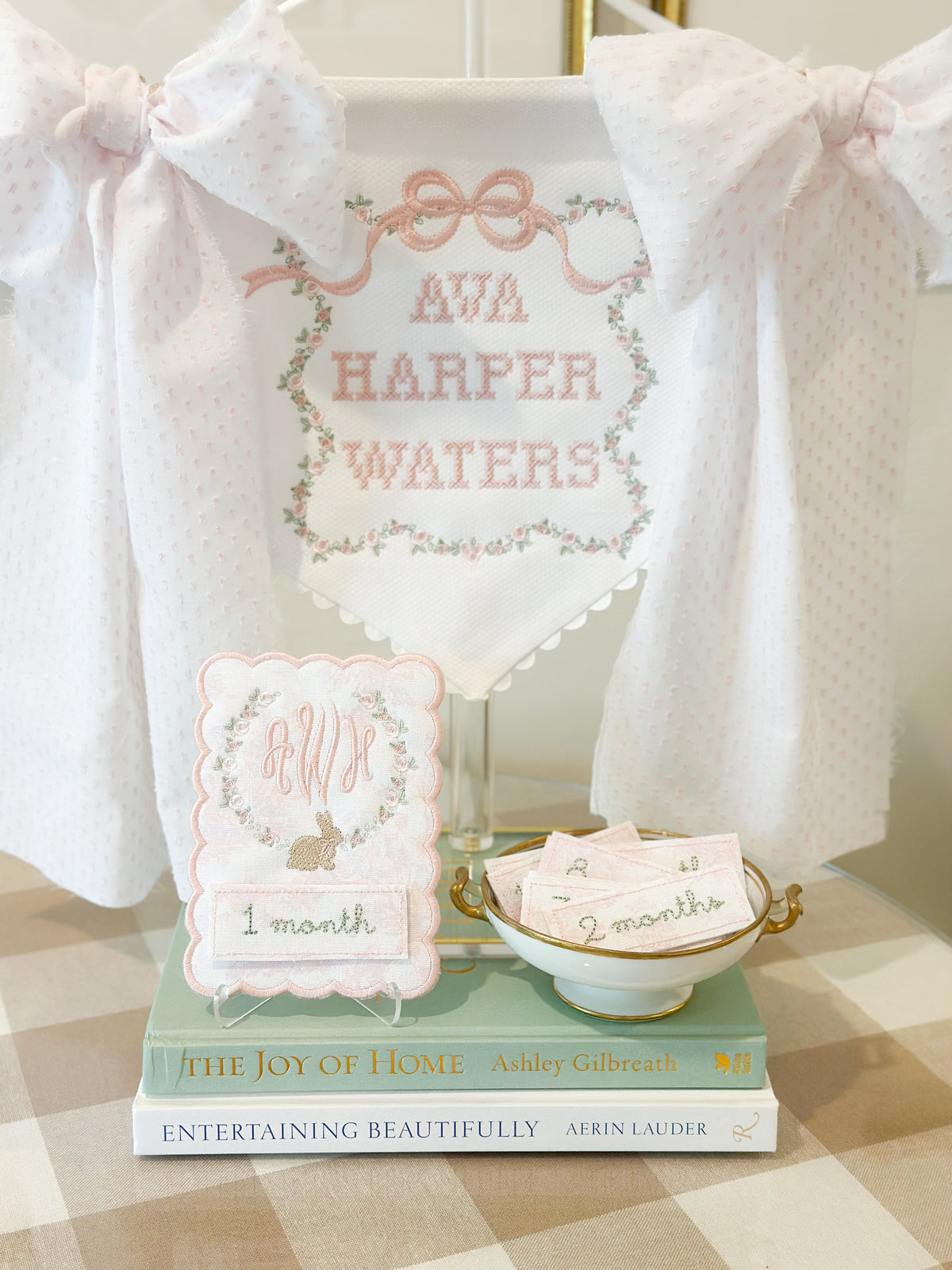 The Evelyn Newborn Announcement Banner
