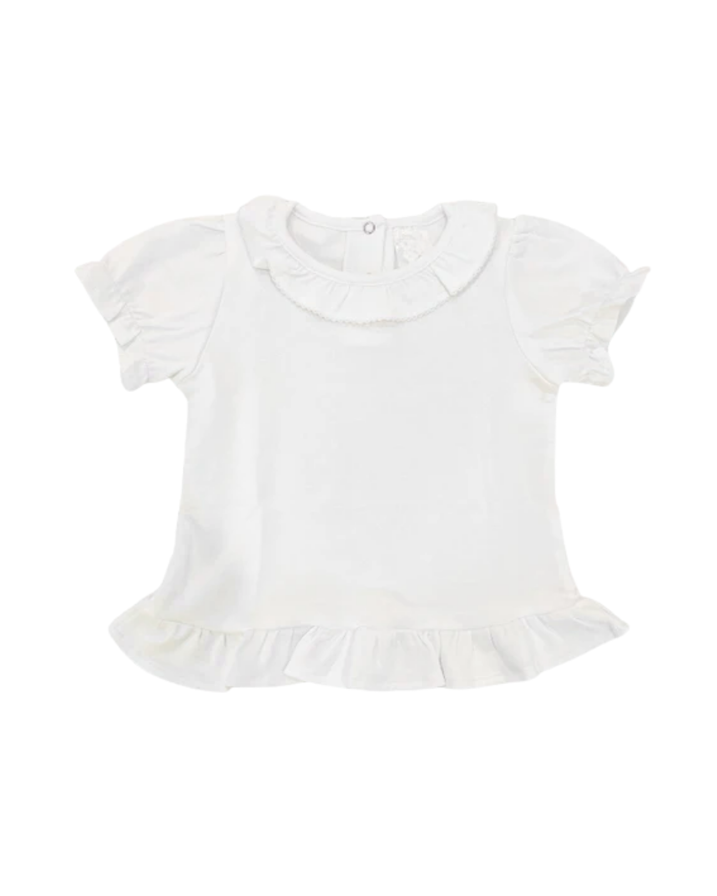 Girls Ruffle Collar Shirt