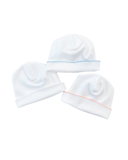 Essentials Picot Trimmed Hat in Solid Colors