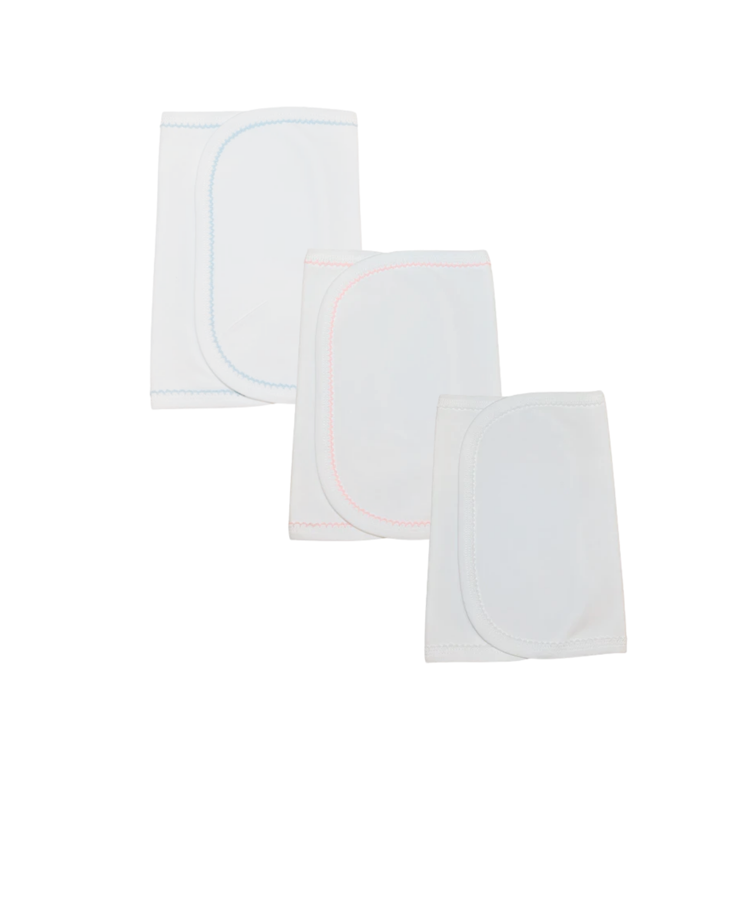 Essentials Picot Trim Burp Cloth