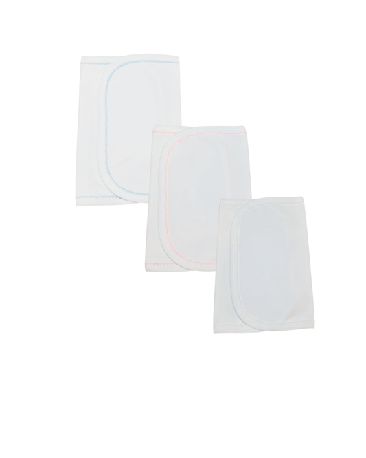 Essentials Picot Trim Burp Cloth