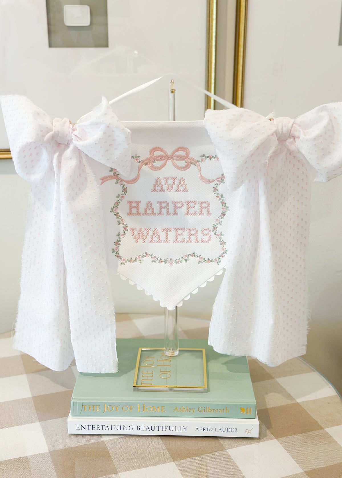 The Evelyn Newborn Announcement Banner