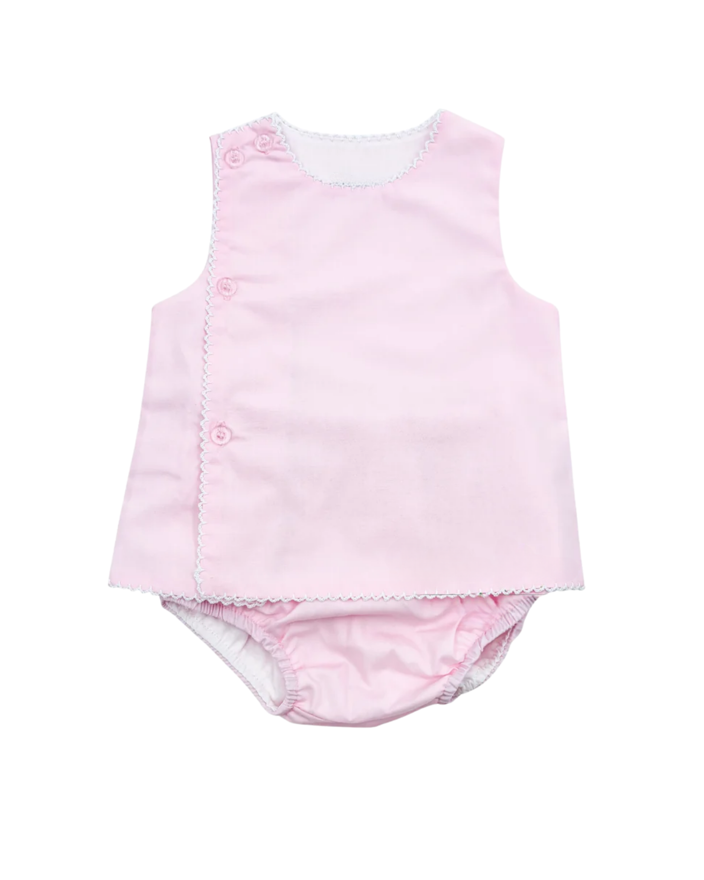 Woven Diaper Set with Side Buttons