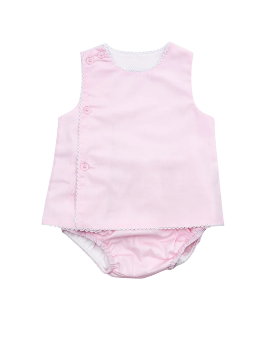 Seasonal Designs: Woven Diaper Set with Side Buttons