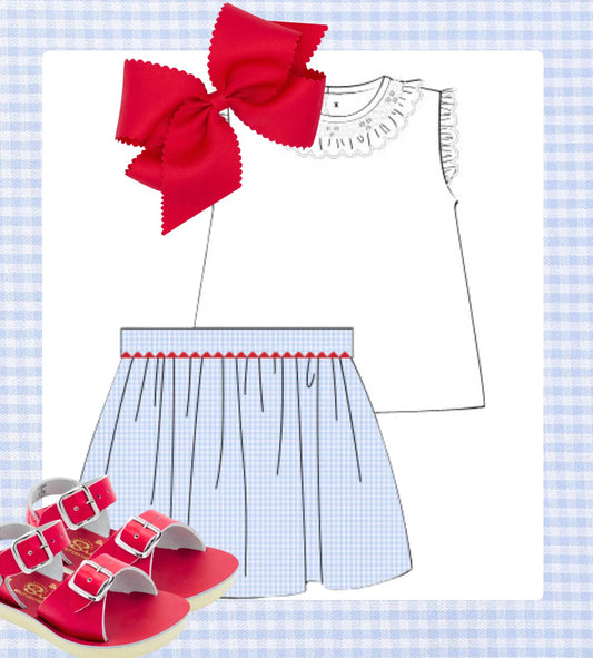 Girls Skirt Set - PREORDER (ship mid-late May)