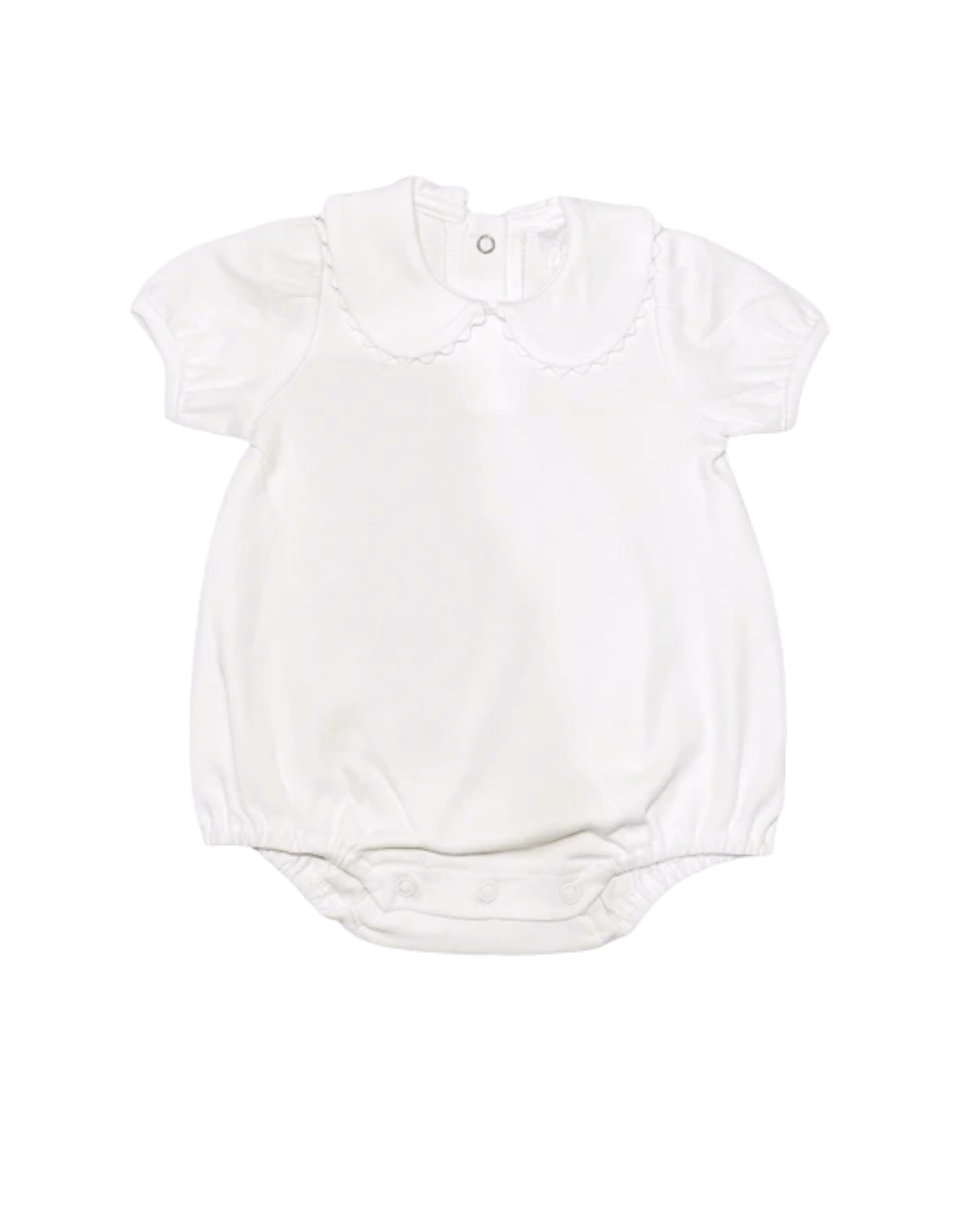 Girls Short Sleeve Bubble with Peter Pan Collar