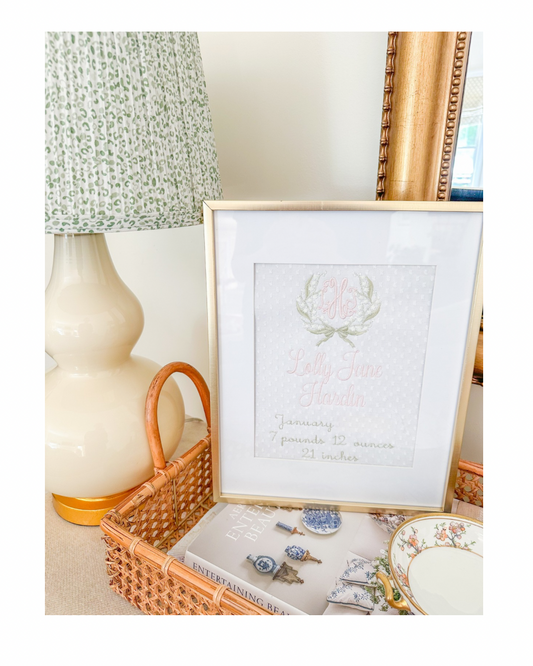 The Heritage Birth Keepsake