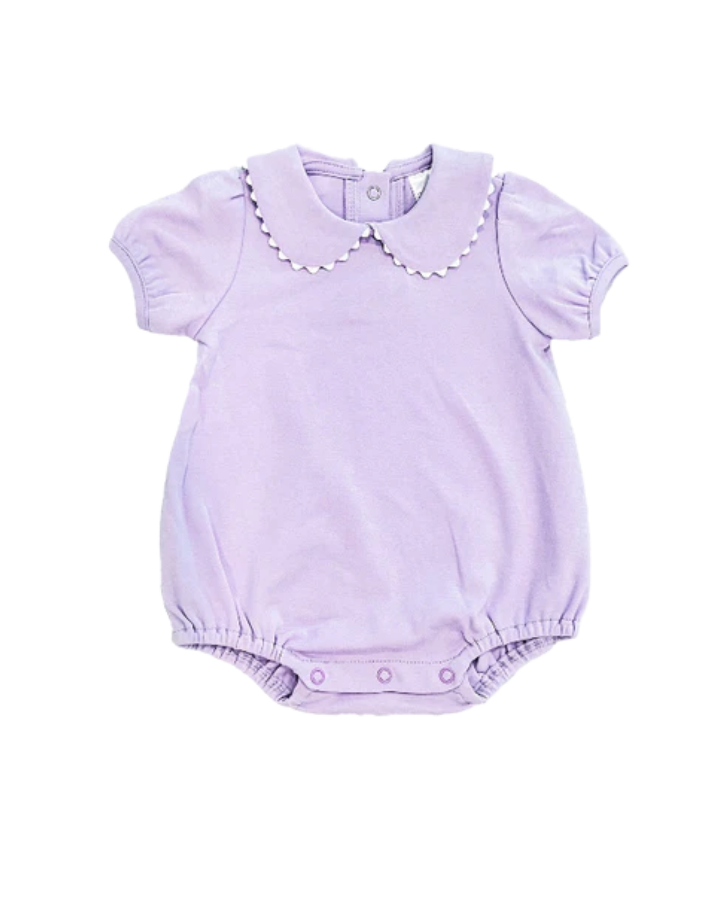 Girls Short Sleeve Bubble with Peter Pan Collar