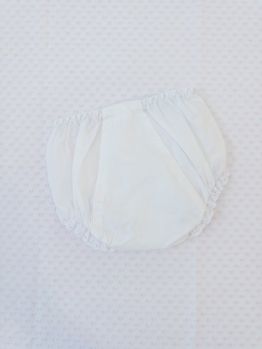 Girls Eyelet Trim Diaper Cover
