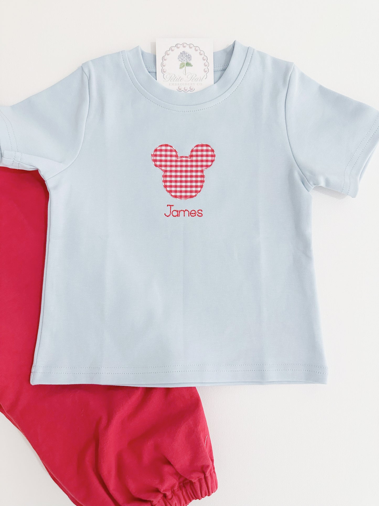 Applique Mouse Tee