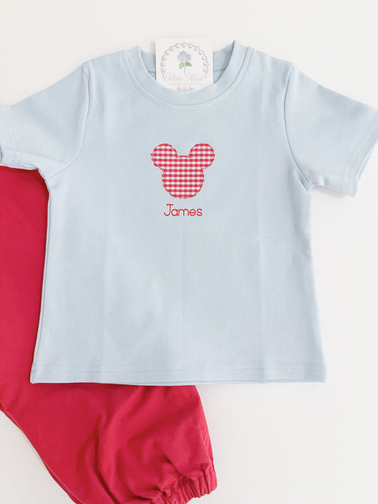 Applique Mouse Tee