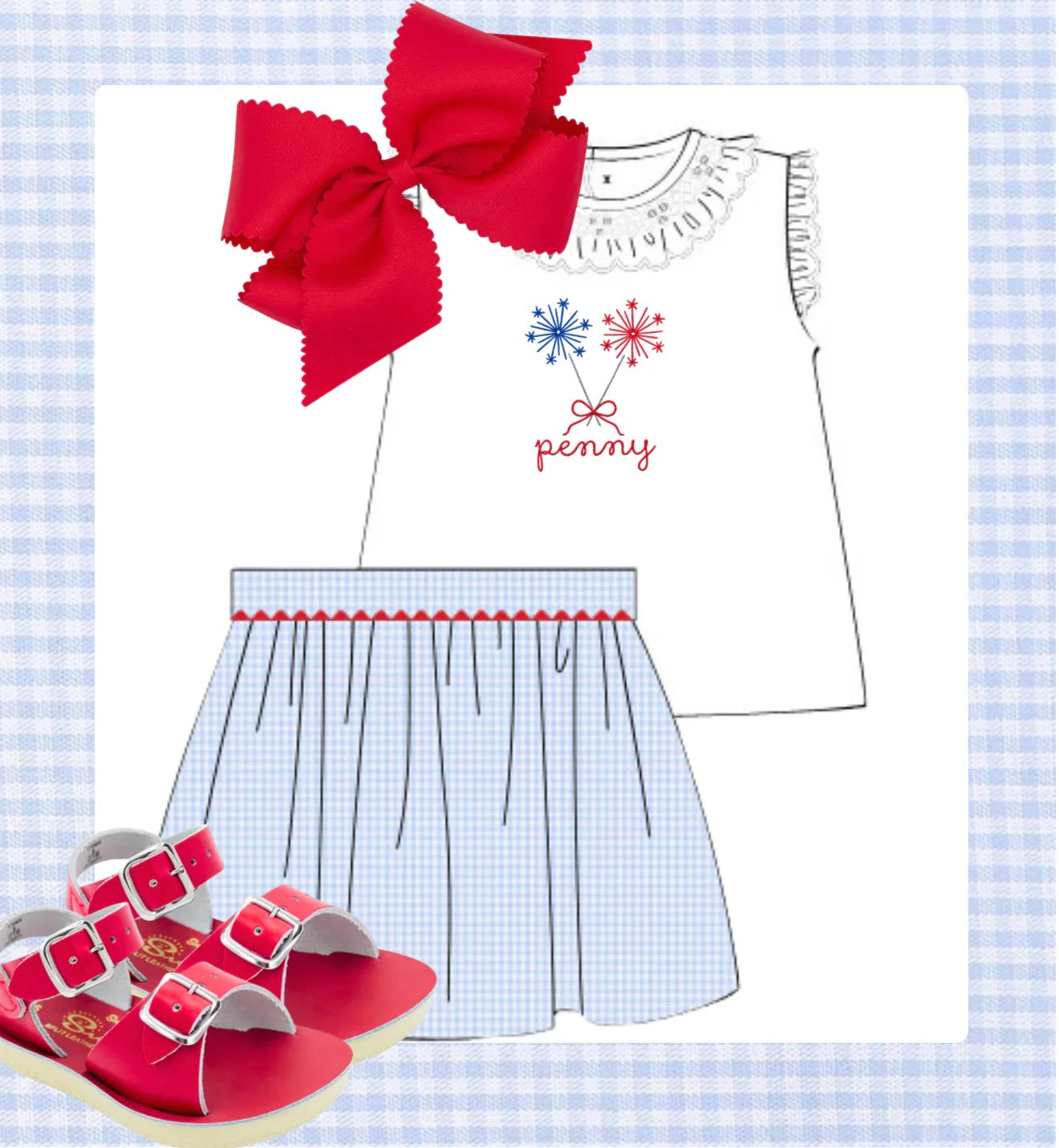 Girls Skirt Set - PREORDER (ship mid-late May)