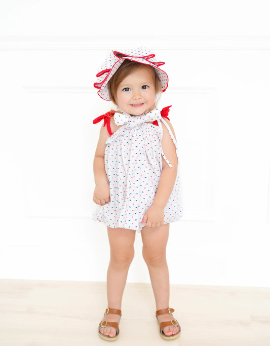 Girl's Swiss Dot Bubble - Preorder (ship mid-late May)