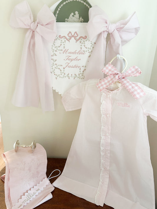 The Charlotte Newborn Announcement Banner