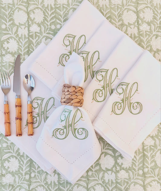 Hemstitch Dinner Napkins (more colors!)