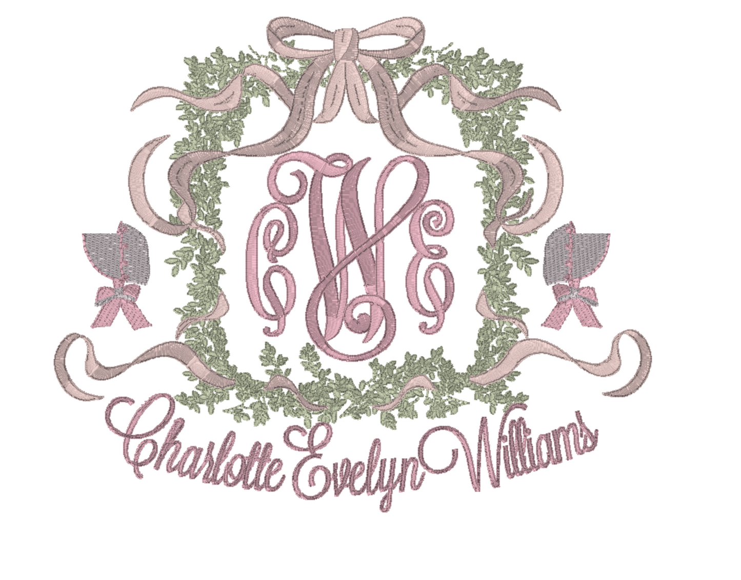The Bonnie Newborn Announcement Banner