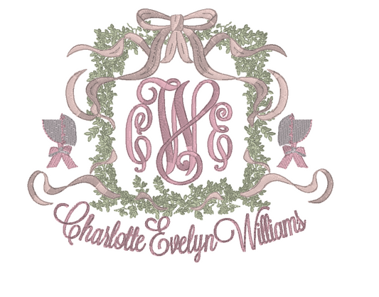 The Bonnie Newborn Announcement Banner
