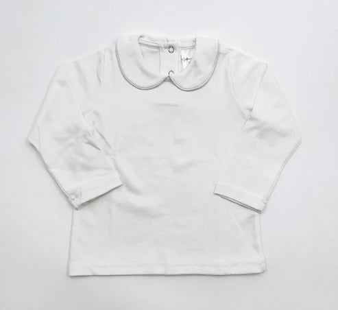 Boys Long Sleeve  Peter Pan Collar Shirt
