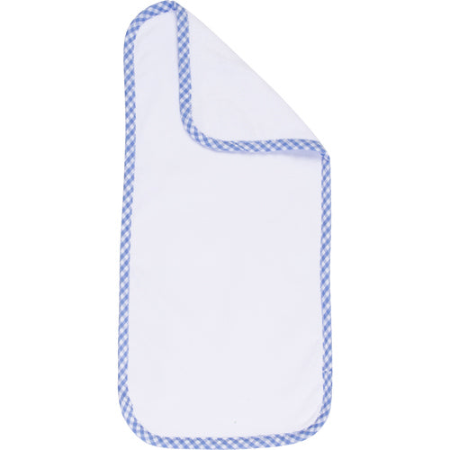 Gingham Trimmed Burp Cloth
