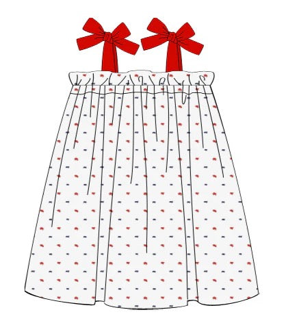 Girls Swiss Dot Dress - Preorder (ship mid-late May)