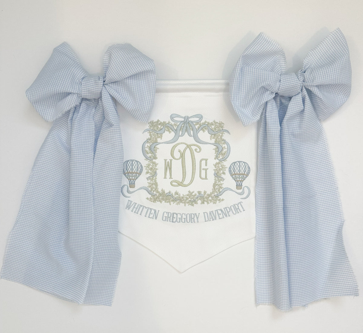 The Up & Away (boy & girl)  Newborn Announcement Banner