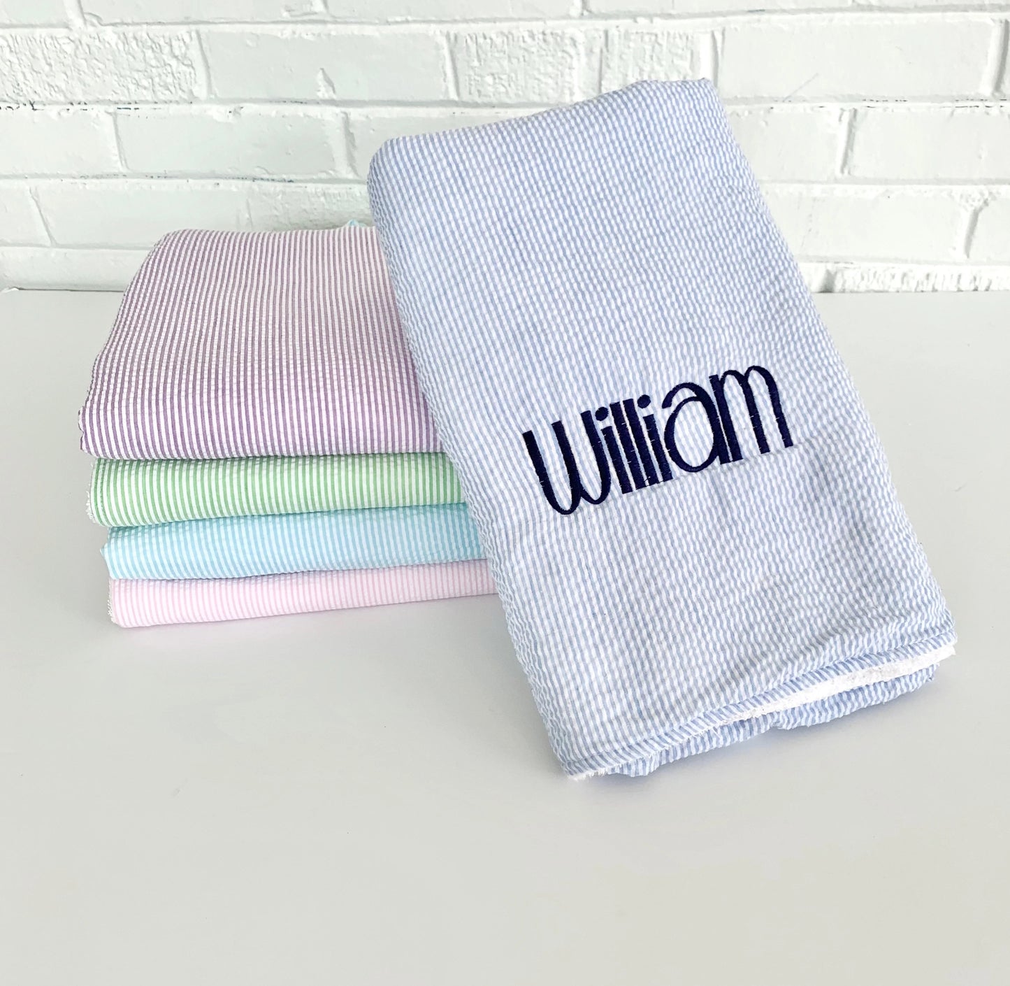 Seersucker & Gingham Beach Towels