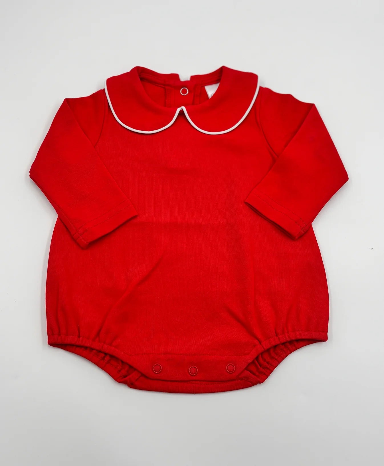 Boys Long Sleeve Peter Pan Collar Bubble