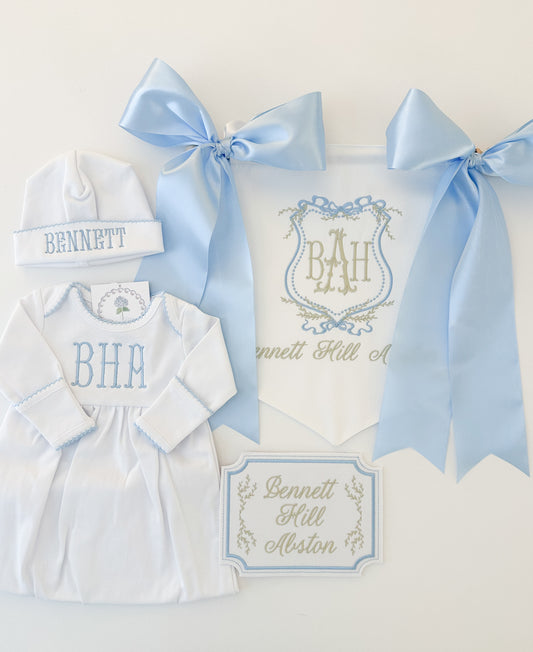 The Henry Newborn Announcement Banner