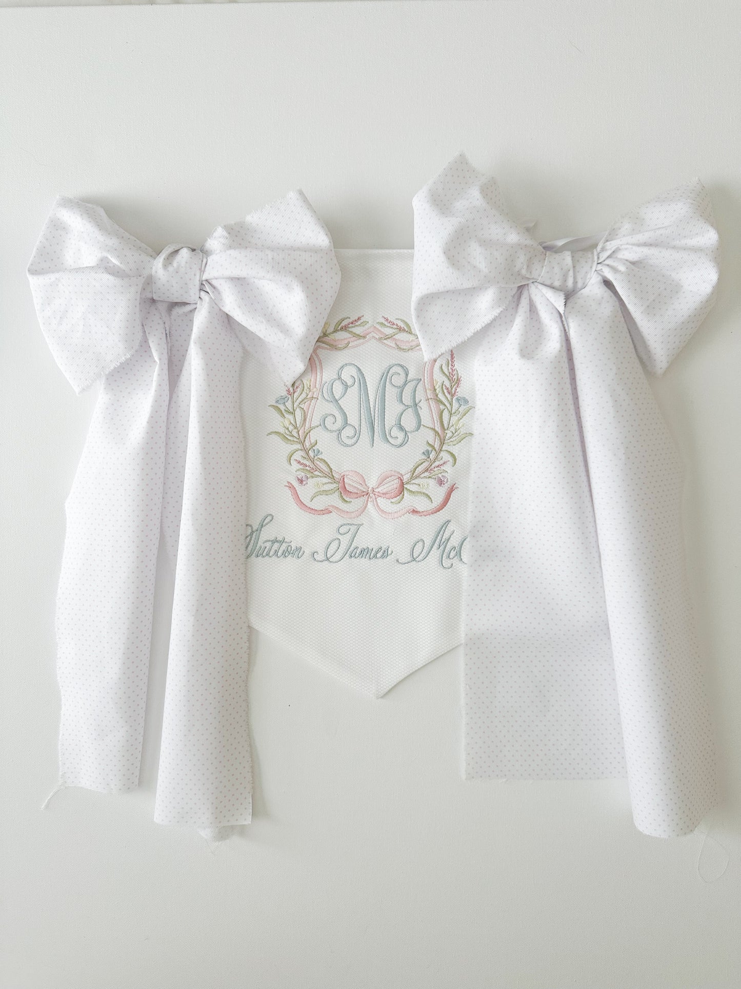 The Chantilly Garden Newborn Announcement Banner