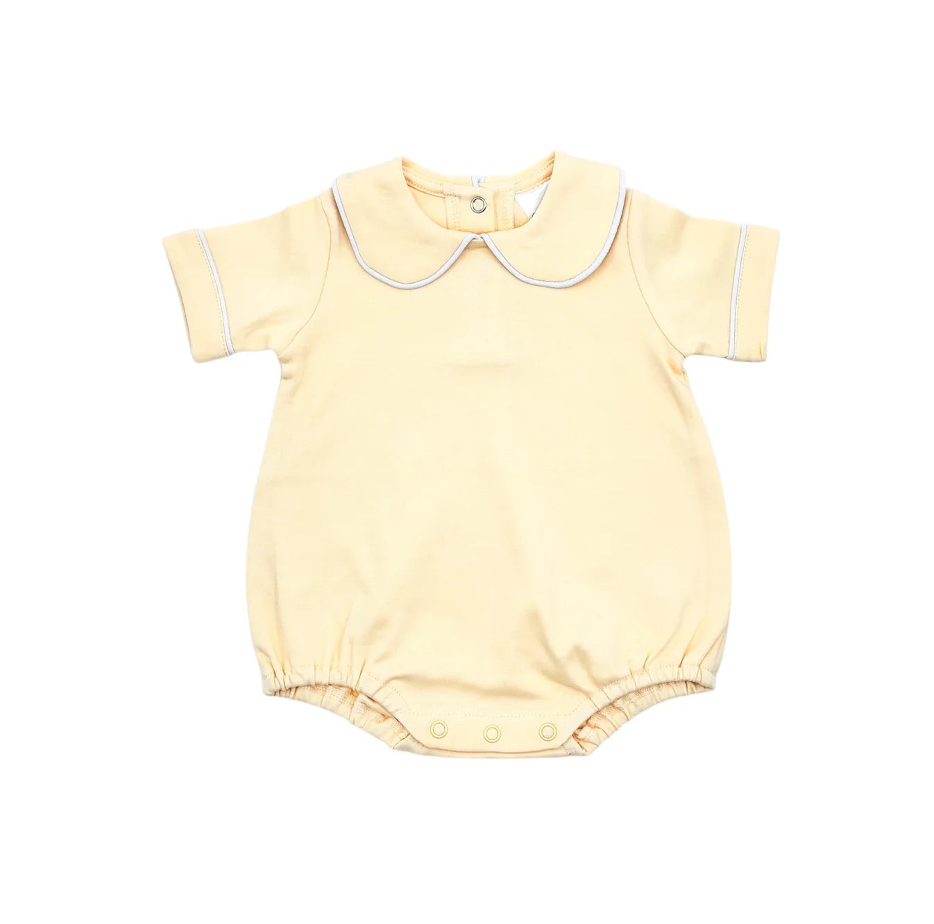 Boys Short Sleeve Peter Pan Collar Bubble