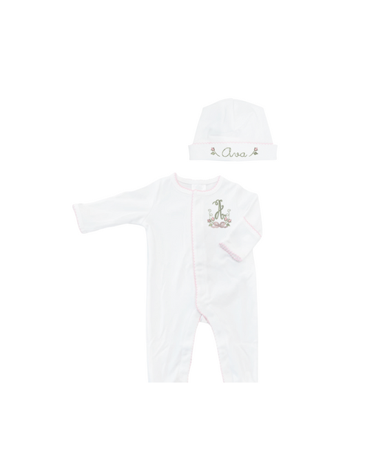Footie & Hat Set (size NB)