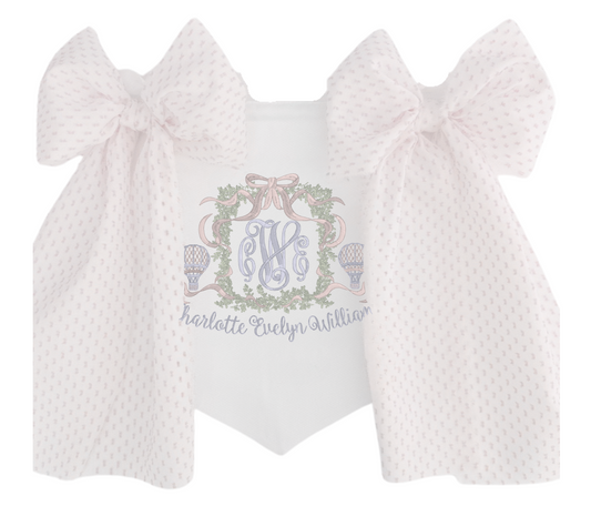The Up & Away (boy & girl)  Newborn Announcement Banner