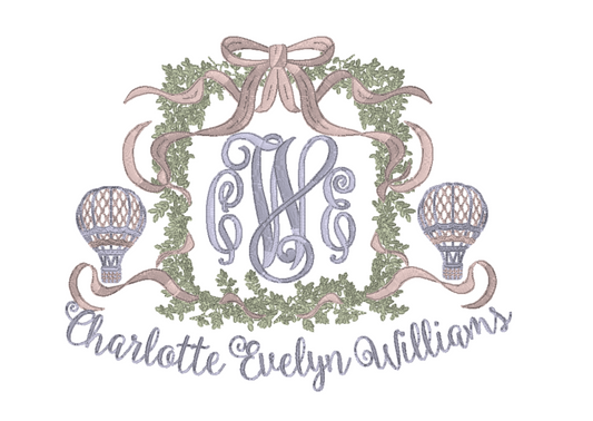 The Up & Away (boy & girl)  Newborn Announcement Banner