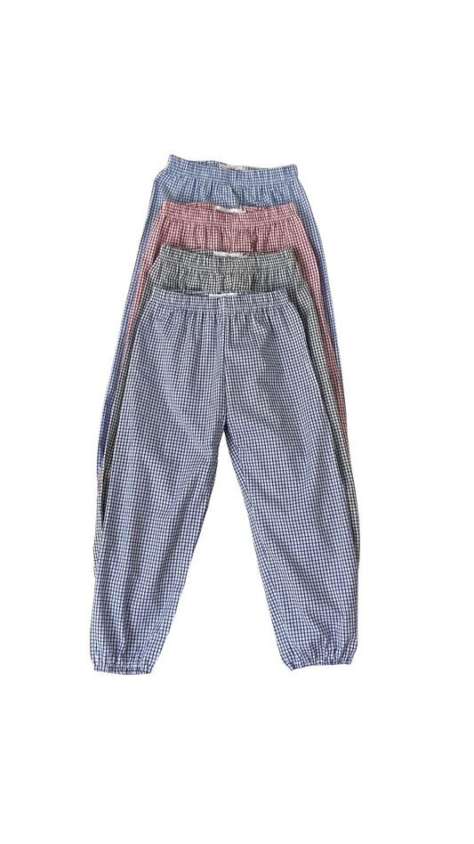Windowpane Bubble Pant