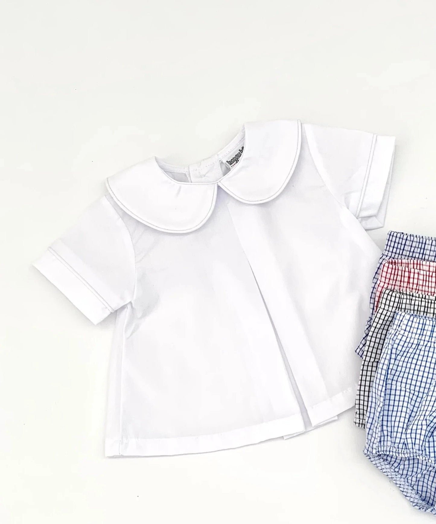 Boys Woven Diaper Shirt