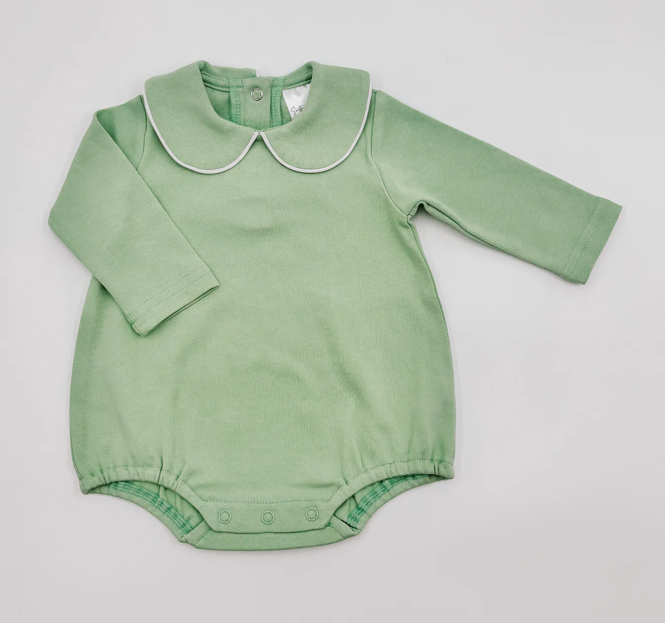 Boys Long Sleeve Peter Pan Collar Bubble